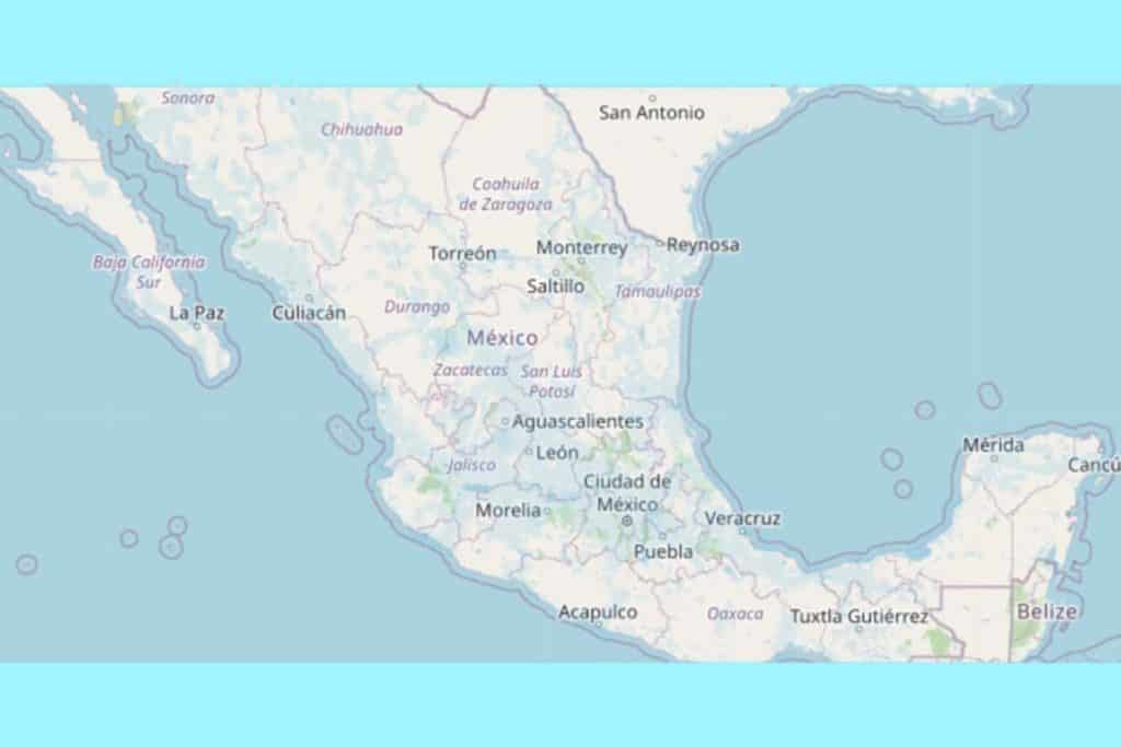 Carte de la couverture réseau ATT au Mexique, carte sim mexique 