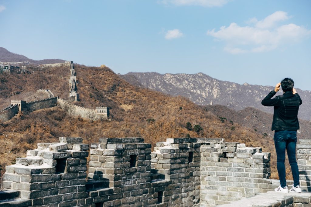 Panorama de la Grande Muraille de Chine pour les photos