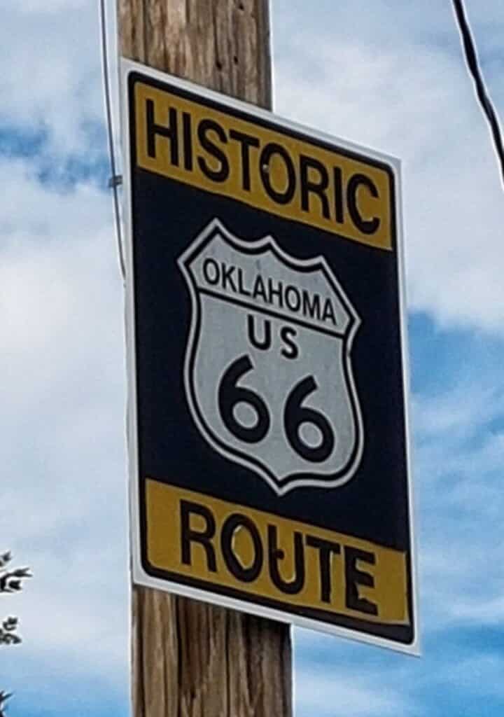 panneau route 66 oklaoma
